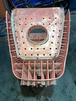 7.1/4” gauge Britannia Copper Boiler internals