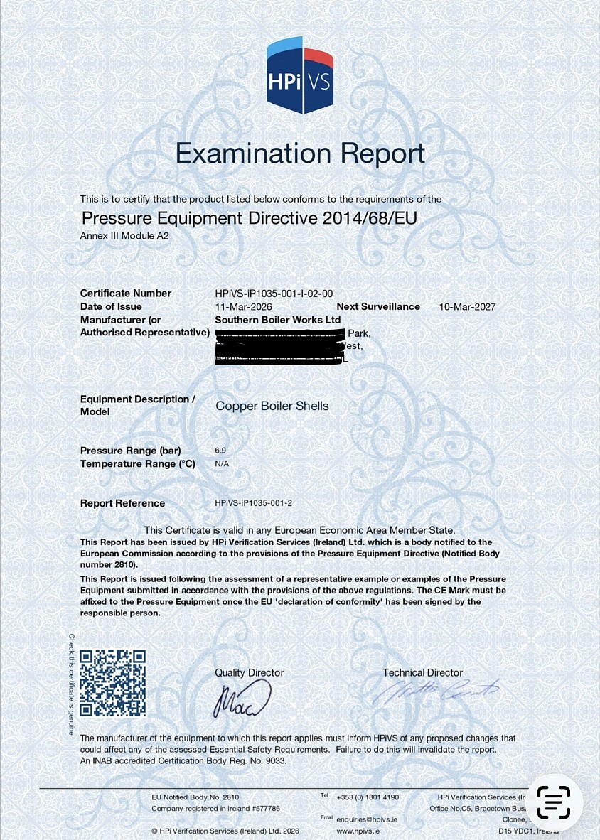 Current Cat 2 certification